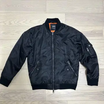 ZARA MA-1 퀼팅 블랙