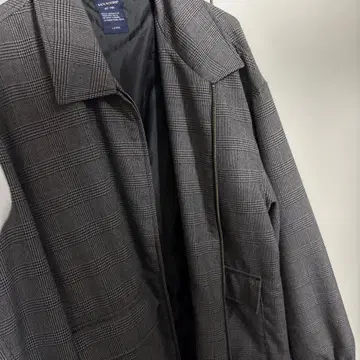 BACK NUMBER 체크 무늬 자켓 L 사이즈