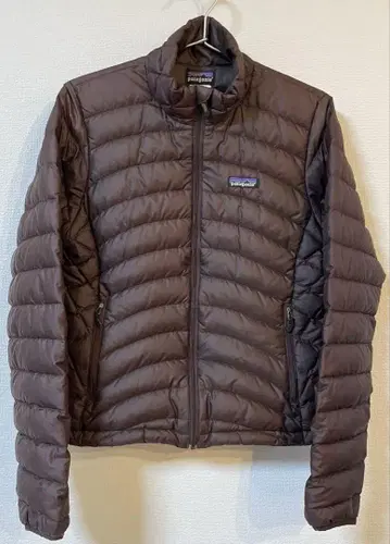 patagonia 다운 스웨터 여성용 S 사이즈 표기 초콜릿색