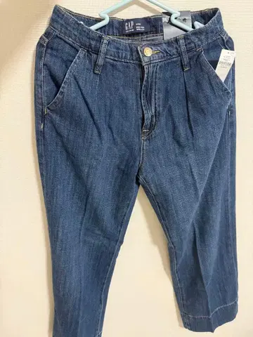 GAP 하이라이즈 와이드 레그 데님