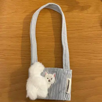 STARBUCKS 고양이 디자인 드링크 홀더