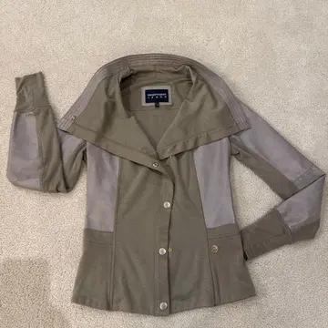 EMPORIO ARMANI JEANS // 양가죽 & 패브릭 블루종