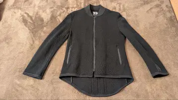 Y-3 블랙 저지 자켓 M