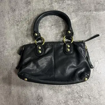 y2k grunge leather hand bag 가죽 그런지 백