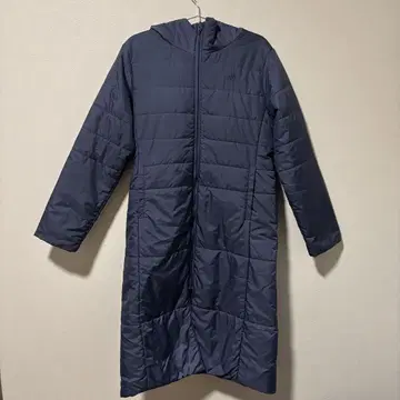 새상품급 adidas climastorm 벤치 코트 네이비 후드 부착