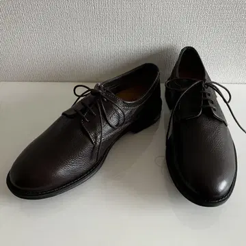 난부쉬 새상품 천연 가죽 비즈니스 슈즈 8/26cm 브라운 소가죽 카프