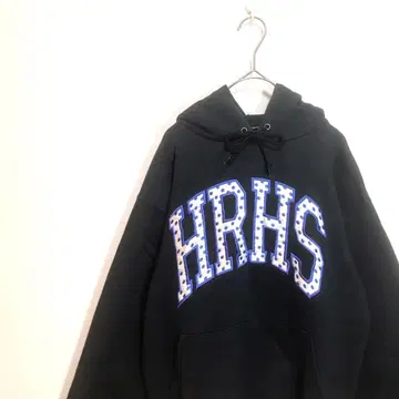 US 구제 의류 Champion 챔피온 맨투맨 후드티 S 블랙 자수