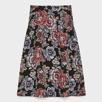ZARA WOMAN 롱 스커트 M 고블랑 직조풍 자카드
