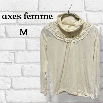 axes femme 여성용 롱T 베이지 계열 M