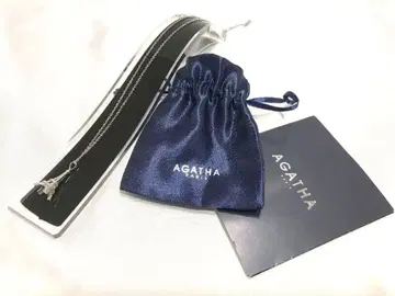 아가타 AGATHA 목걸이 펜던트 에펠탑 모티브 은제 925 실버