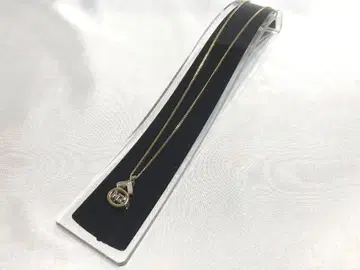 새상품급 니나리치 NINARICCI 목걸이 NR 로고 돌 클리어 계열