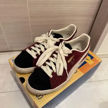 푸마 스니커즈 클라이드 보르도