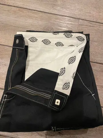 Dickies 블랙 카고 팬츠 4 포켓