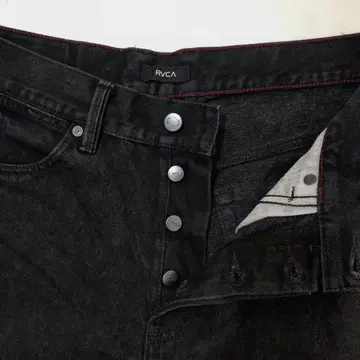 RVCA 후염 블랙 데님