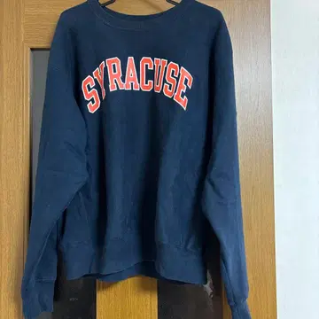 Champion Syracuse 트레이닝복 네이비 리버스 위브