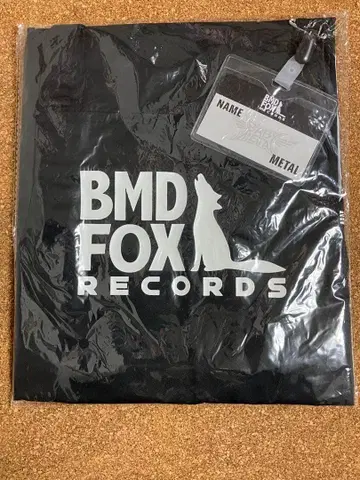 BMD FOX RECORDS 에이프런&명찰