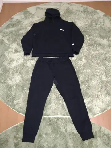 TFW49 남성 의류 상하의 셋업 골프웨어 블랙