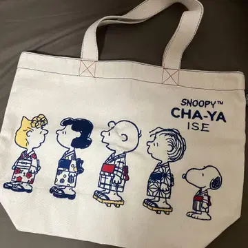 스누피 찻집 토트백 이세 하자 있음