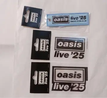 oasis live '25 스티커 키링 세트