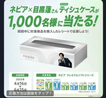 메구로 렌 nepia 사진 포함 티슈 케이스
