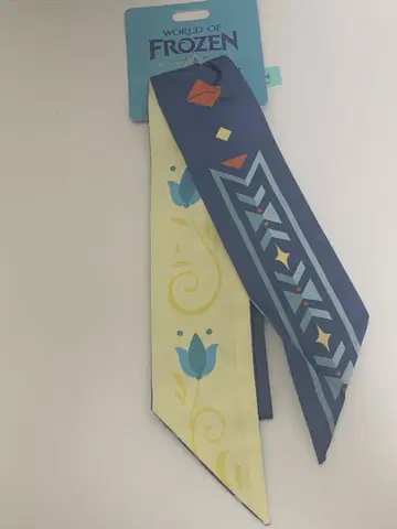 겨울왕국 리본 스카프 안나 대관식 디즈니 홍콩 디즈니랜드