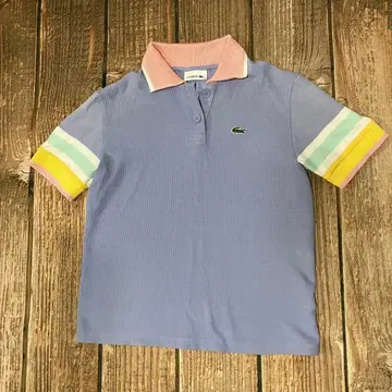 LACOSTE 보라색 피케 셔츠 36
