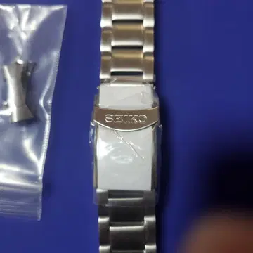 SEIKO 22mm 스테인리스 스틸 메탈 벨트