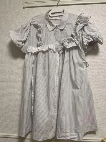merry jenny stripe frillfrill 원피스 블루