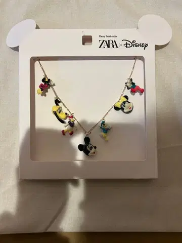 ZARA x 디즈니 Disney 참 목걸이