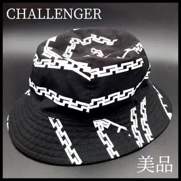 CHALLENGER 버킷햇 리버서블 블랙 새상품급 체인