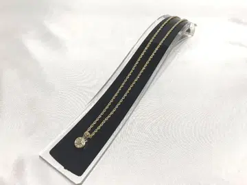 상태 좋음 니나리치 NINARICCI 목걸이 로고 돌 포함 클리어 계열