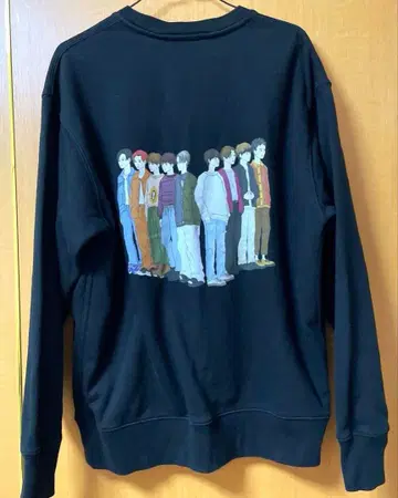 초특급 x DISH// 프린트 맨투맨 L 사이즈