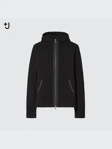 UNIQLO +J 유니클로 캐시미어 블렌드 후드티 블랙 XL
