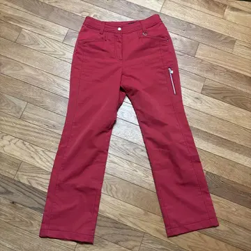 Munsingwear 여성 팬츠 사이즈 9 레드