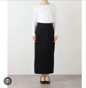 SLOBE IENA 네이비 타이트 스커트 겨울용