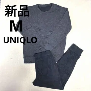 새상품 유니클로 UNIQLO 니트 플리스 세트 M 룸웨어