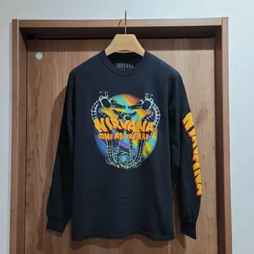 NIRVANA 너바나 긴팔 티셔츠 밴드 티 구제 의류