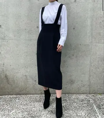 BLENHEIM 더블 크로스 타이트 오버롤 스커트 XS