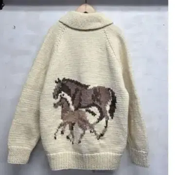 새상품급 빈티지 코위찬 니트 코위찬 스웨터 말 호스