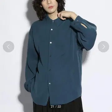 TOROMI 셔츠 LS HARE 하레 블루