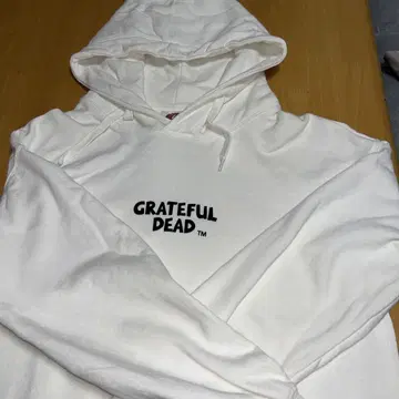 그레이트풀 데드 GRATEFUL DEAD 후드 부착 트레이닝복 롱 화이트