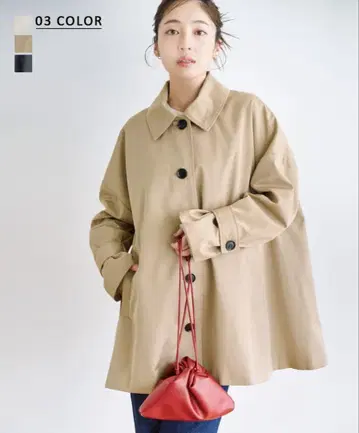 BASEMENT 2wayA 라인 트렌치코트