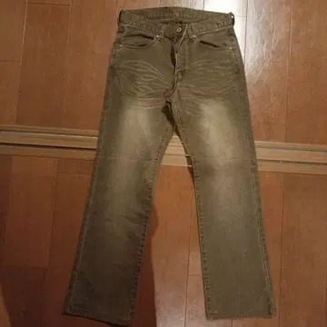 MEN'S BIGI 브라운 스트레이트 데님 S