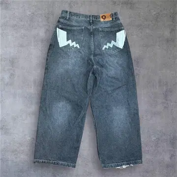 9090 나인티나인티 포켓몬 피카츄 워시드 데님 M