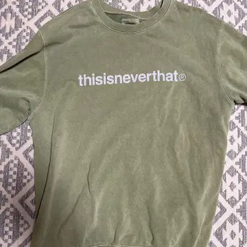 thisisneverthat 올리브 반팔 트레이닝복