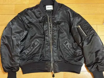 AMBUSH 블랙 MA-1 자켓 M