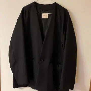 FREAK'S STORE 노카라 자켓 블랙