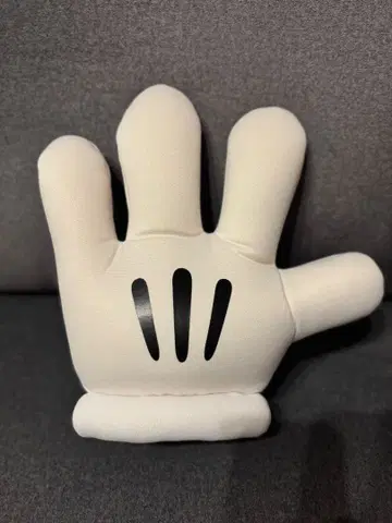 미키 손 모양 쿠션