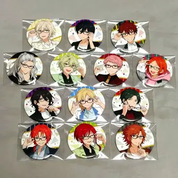 앙스타 AGF 한정판 콜라보 캔뱃지 안경 13종 세트 JINS