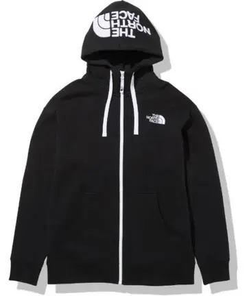 THE NORTH FACE 블랙 후드티 풀 집업